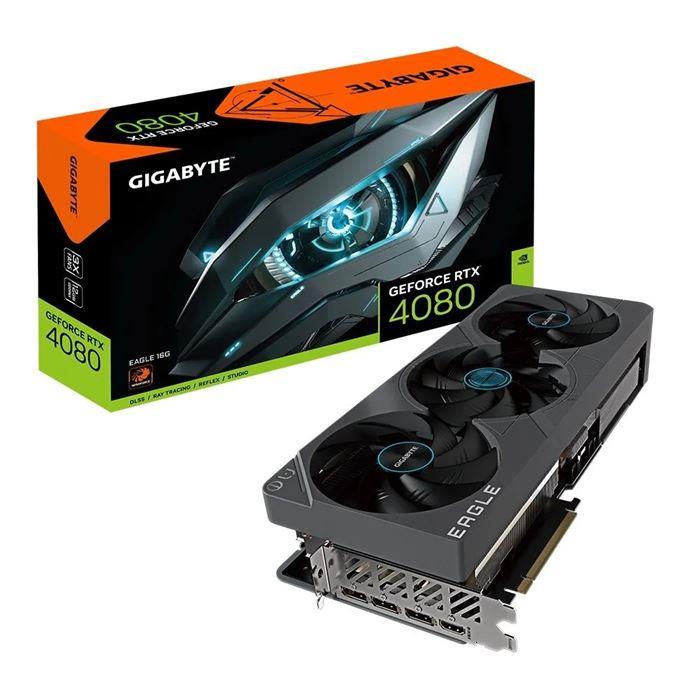 کارت گرافیک  گیگابایت مدل GeForce RTX™ 4080 16GB EAGLE با حافظه 16 گیگابایت GigaByte GeForce RTX™ 4080 16GB EAGLE Graphics Card